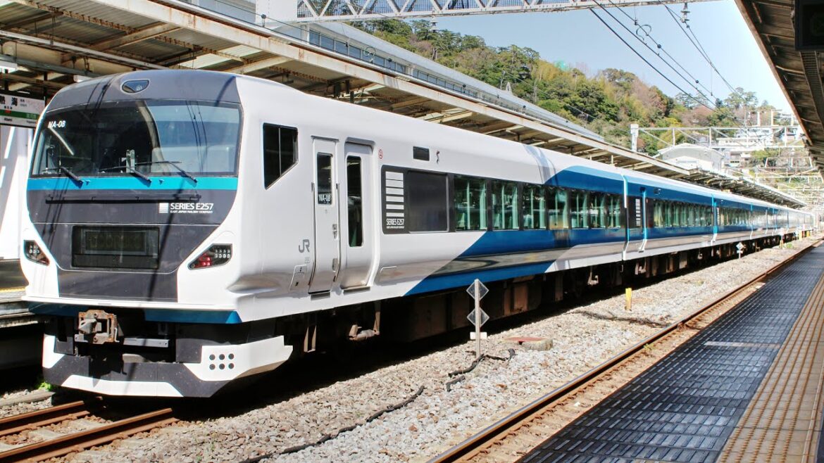 [字幕]特急「踊り子」美しい太平洋を見ながら、東京から伊豆急下田へ