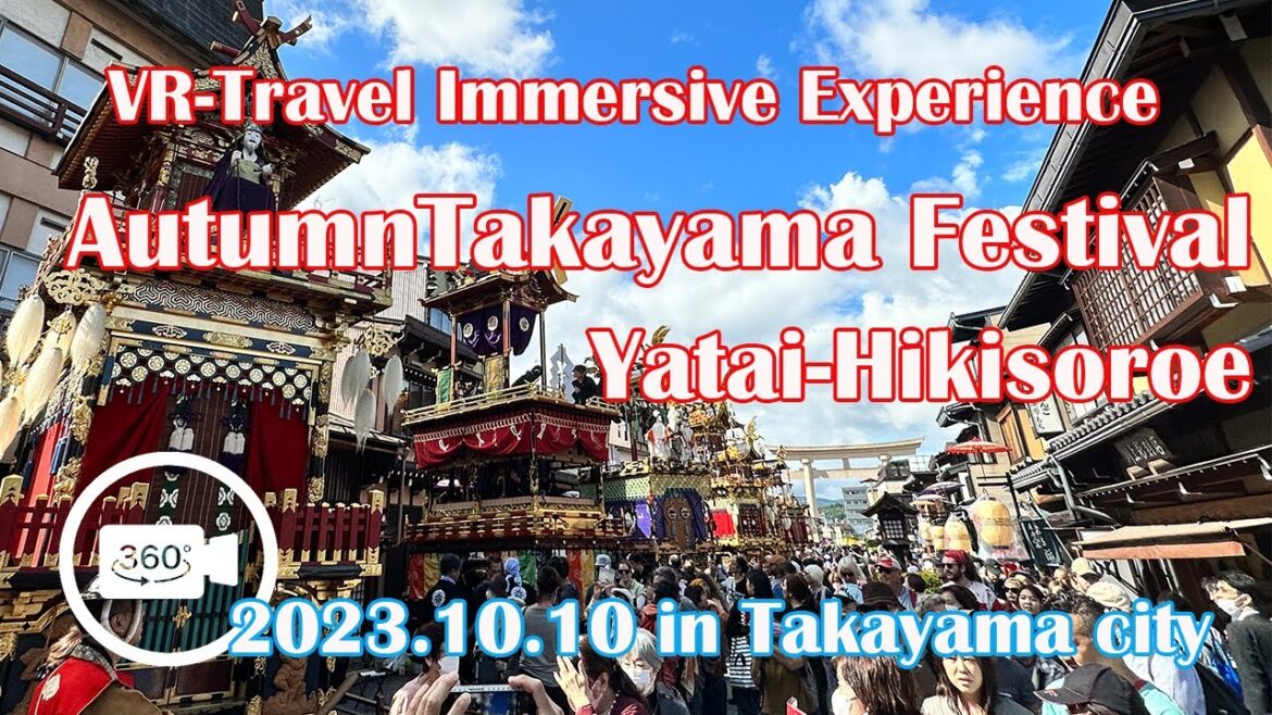 Autumn Takayama Festival “Yatai-Hikisoroe” Arrange all the festival stalls 2023/10/10 秋の高山まつり 屋台曳そろえ Autumn Takayama Festival "Yatai-Hikisoroe" Arrange all the festival stalls 2023/10/10 秋の高山まつり 屋台曳そろえ