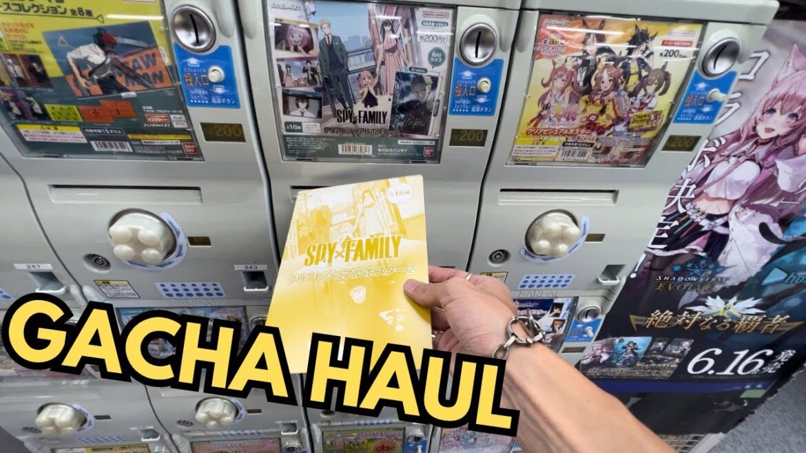 GACHA HAUL at Yodobashi Akiba (Akihabara) Tokyo - Spy Family, Chiikawa etc ヨドバシ ガシャ スパイファミリー ちいかわ