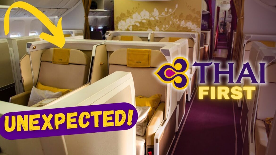 RARE THAI Royal FIRST CLASS & more | FULL JOURNEY REVIEW