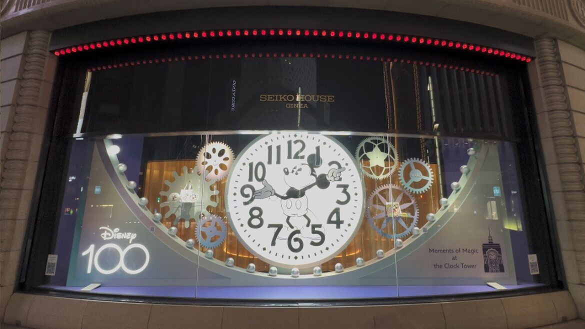 [4K/UHD] Tokyo Ginza Central Street (Ginza Clock Tower ) [Japan Travel Guide]