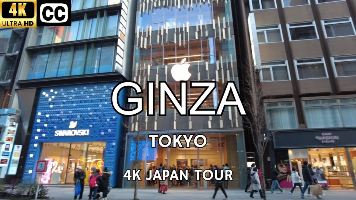 [4K] Japan Walk Tour | Ginza | Apple Store | Tokyo | Part 2