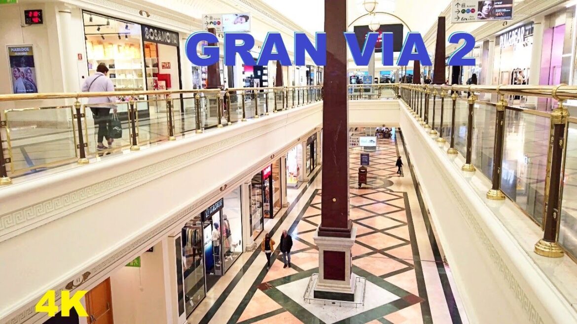 Barcelona Street Walking Tour | Gran Via 2 Shopping Center | March 2023 Spain 4K Barcelona Street Walking Tour | Gran Via 2 Shopping Center | March 2023 Spain 4K