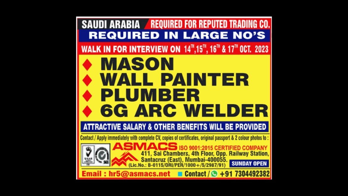 Stay updated on international job openings | Assignment Abroad Times Today Saturday part 1