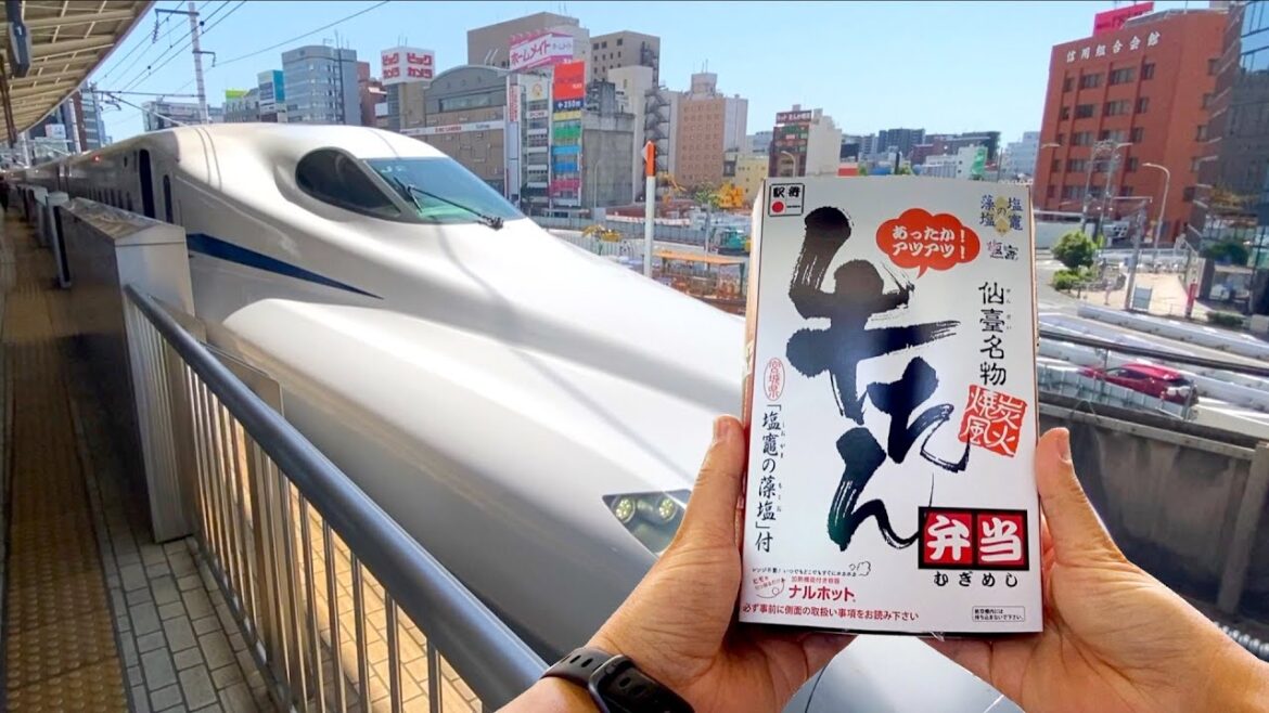 Self-Heating Bento on Japan’s Shinkansen Bullet Train | Tokyo to Kyoto on Hikari