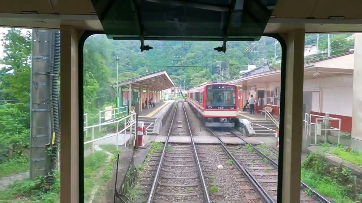 【JAPAN 4K】Traveling from Sounzan station to Odawara station【TOKYO 東京】