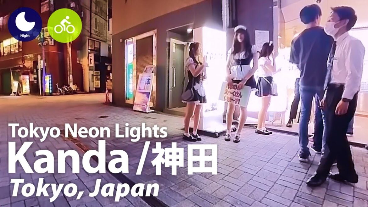 ⁴ᴷ Tokyo: Kanda Station (神田駅) - Japan Cycling Tour (August, 2023) | Street Ambience