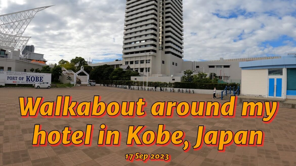 Kobe, Japan - Meriken Waterfront Park - 17 Sep 2023 - 4K