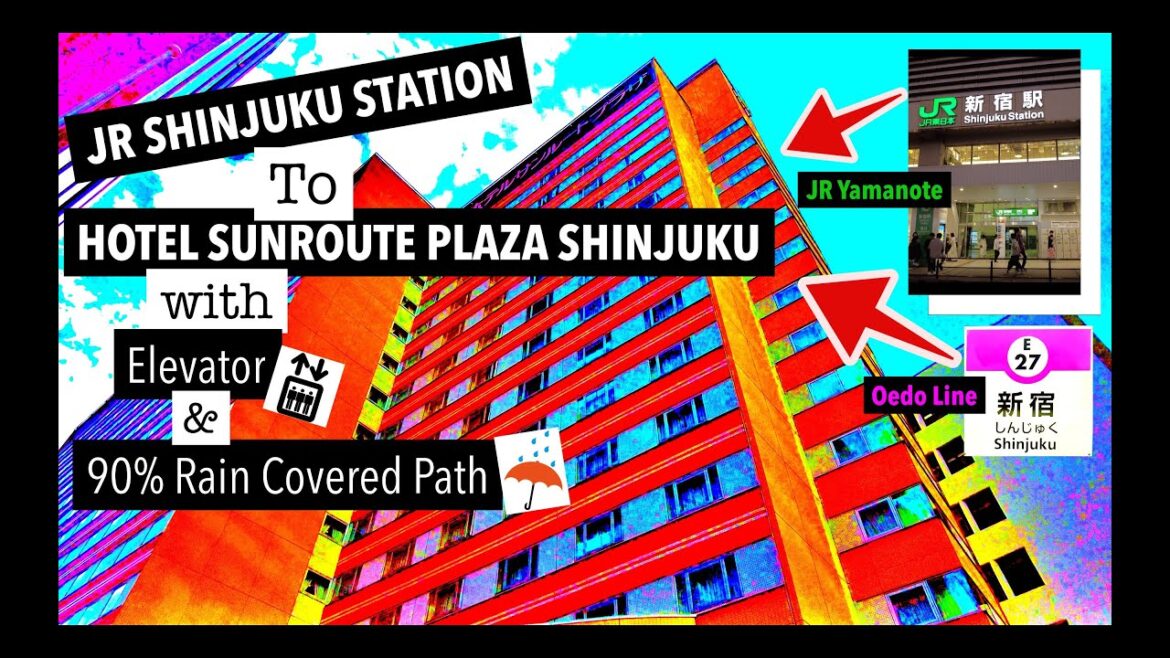 Hotel Sunroute Plaza Shinjuku - from JR Shinjuku Station & Odeo Line (from Haneda/Narita Airport)