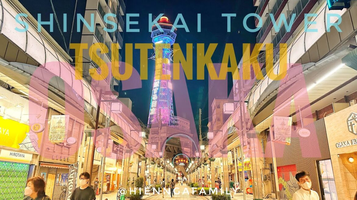 #146 | Explore Shinsekai Tower Tenoji Osaka. Tsutenkakau | Osaka Tower. [4k / 60fps / HDR]