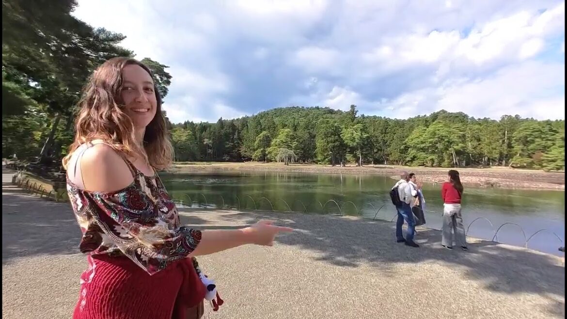 ひとり旅で知り合ったフランス人女子と世界遺産を見に行く！  sightseeing with french girl road trip