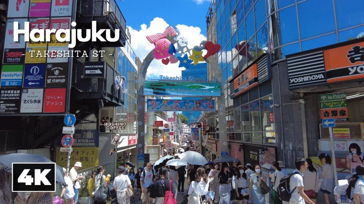 Exploring Harajuku's Takeshita Street, Tokyo || [4K] Ambient Walk