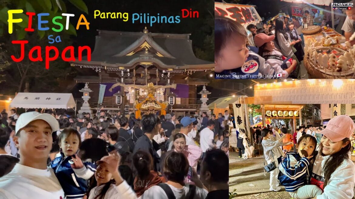 How do Japanese people celebrate fiesta In Japan | Japan Street Food | Maginu Shrine Festival