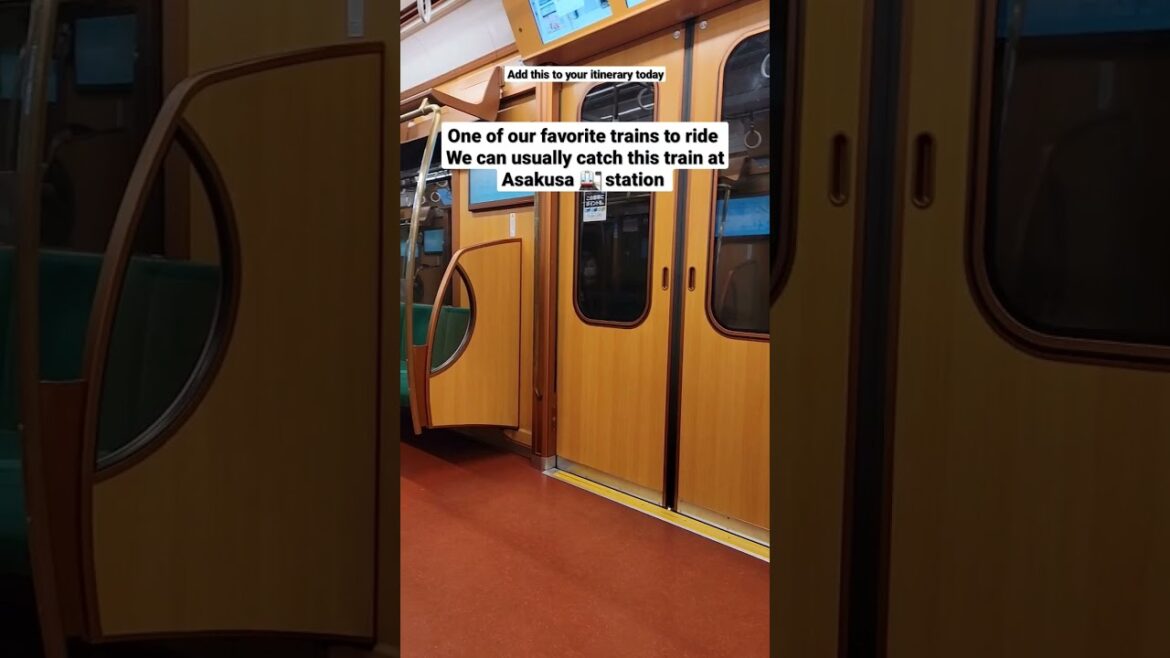 Add this train to your Japan travel itinerary when going to Tokyo in 2023 Add this train to your Japan travel itinerary when going to Tokyo in 2023