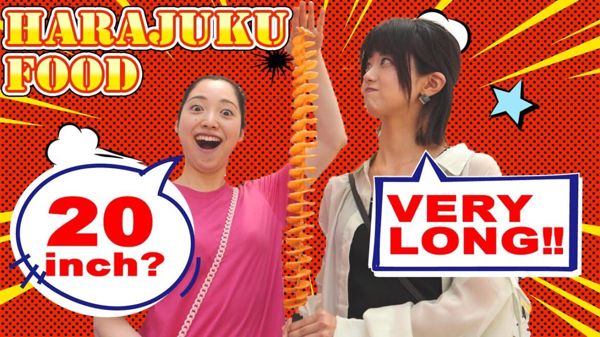 Harajuku, Tokyo Street Food!Great to eat! 20 inch long fries!