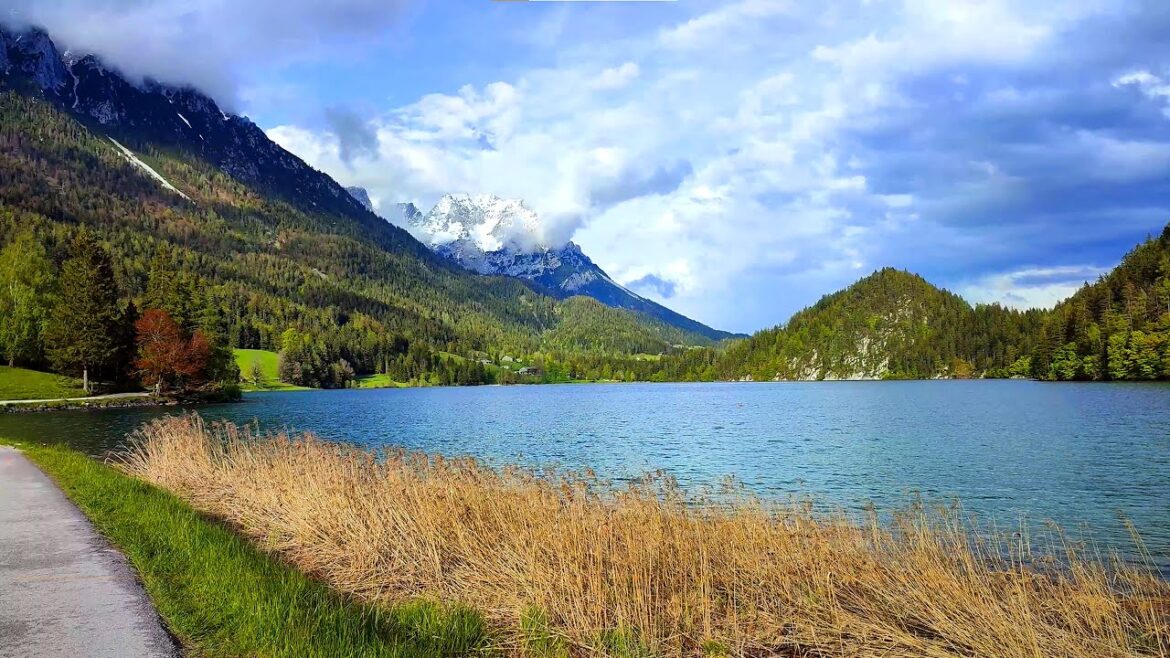 Hintersteinersee Lake ✨ AUSTRIAN ALPS • Virtual Walking Tour in 4K
