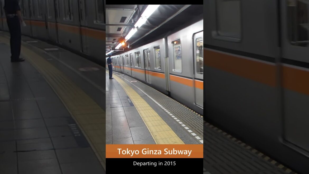 Tokyo Ginza Subway older train #shorts Tokyo Ginza Subway older train #shorts