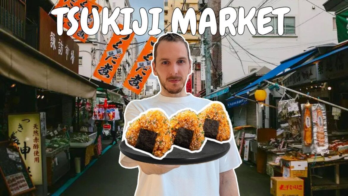 We ate Japanese STREET FOOD at the WORLD'S LARGEST fish market | Tsukiji Market