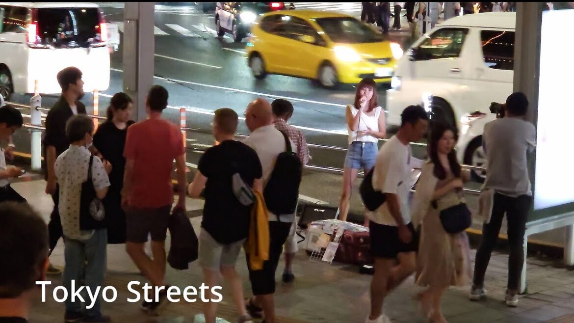 Ueno Station Area In Tokyo On A Friday Night Ueno Station Area In Tokyo On A Friday Night