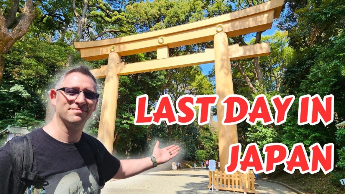 LAST DAY IN JAPAN! Meiji Jingu Shrine & Miyashita Park - Japan Travel Vlog