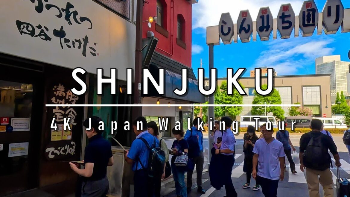 4K Japan walking tour in Shinjuku October 2023 4K Japan walking tour in Shinjuku October 2023