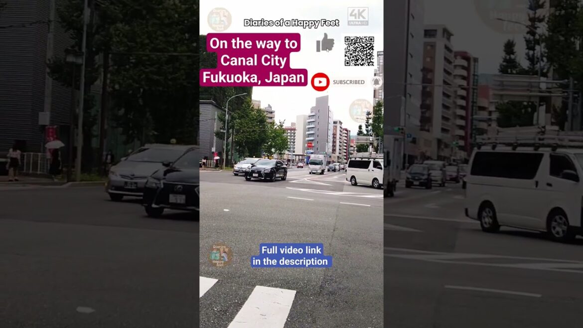 On the way to Canal City @ Fukuoka Japan #canalcity #canal #fukuokajapan #fukuokatrip