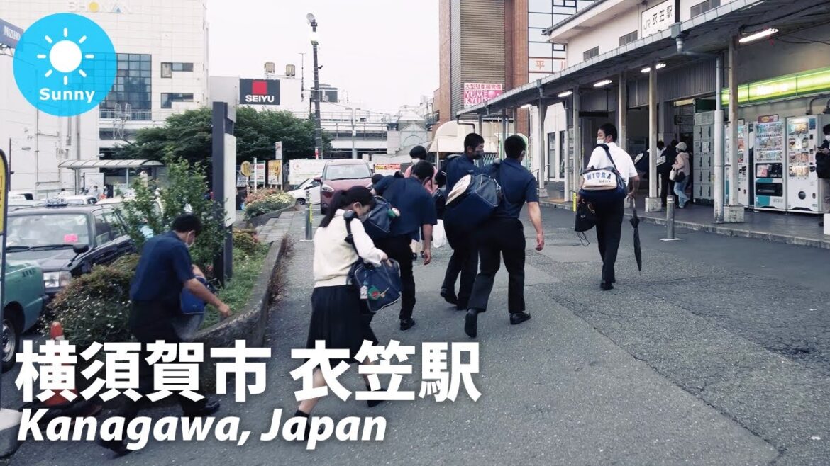 ⁴ᴷ Kanagawa: Kinugasa, Yokosuka (横須賀市 衣笠) - Japan Walking Tour (May 22, 2021)