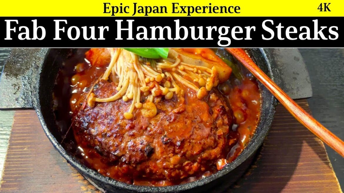 4K Japese foods: Hamburger Steak tour at Karuizawa, a famous resort 4K Japese foods: Hamburger Steak tour at Karuizawa, a famous resort