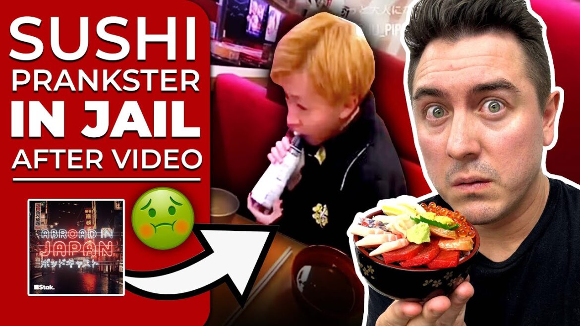 Sushi Restaurant Prankster Gets 5 Year Sentence for Licking Soy Sauce |  @AbroadinJapan Podcast #21