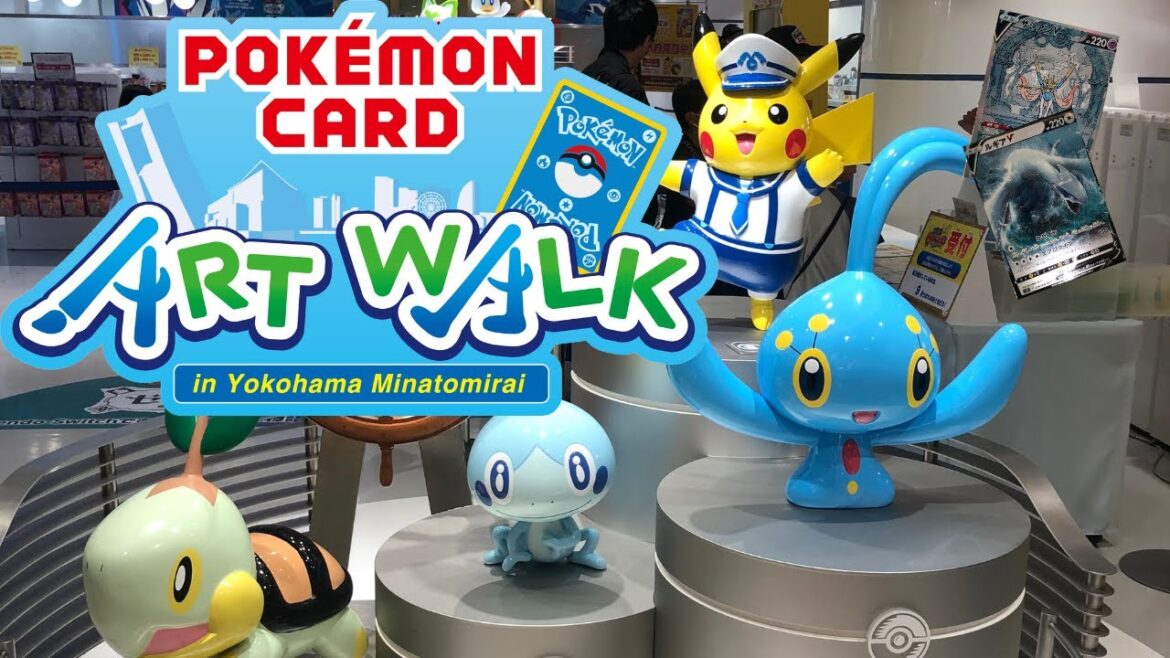 Pokemon Card Art Walk at Yokohama - Welcome to Japan