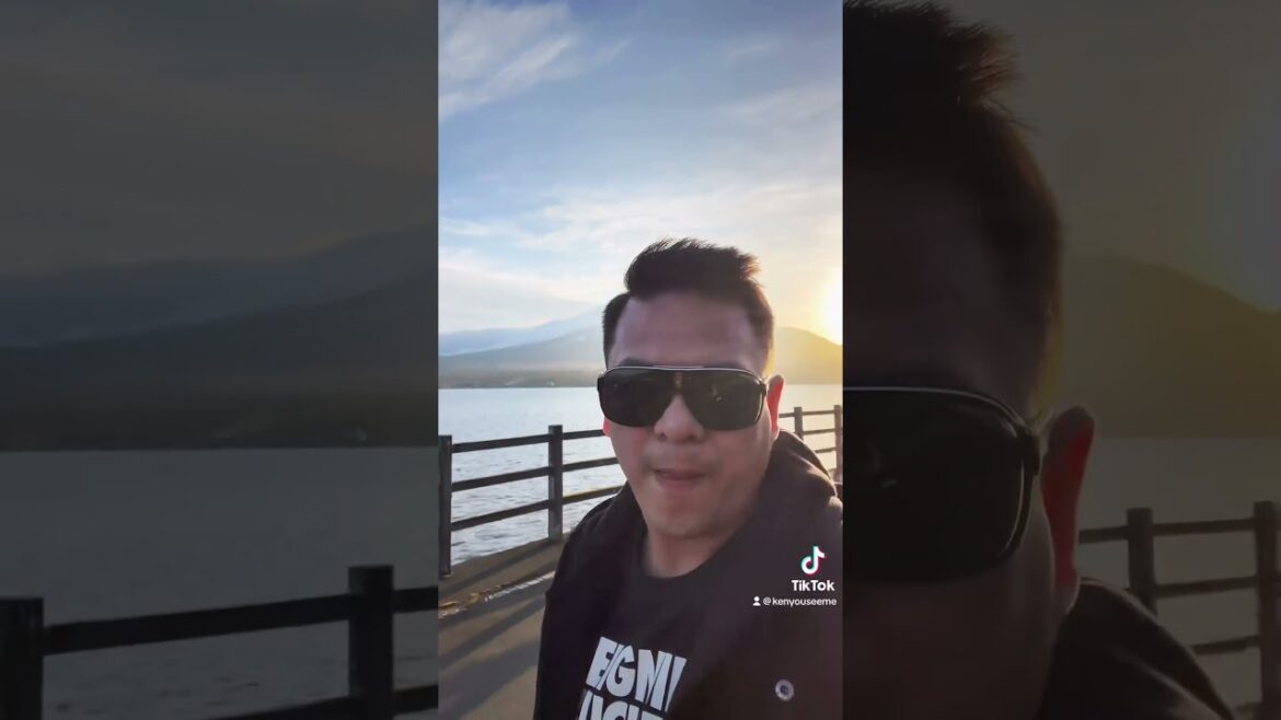 Mount Fuji | Nagaike Water Park | Japan 🇯🇵 | Yamanashi | Sunset #japan #yamanashi #mtfuji #sunset