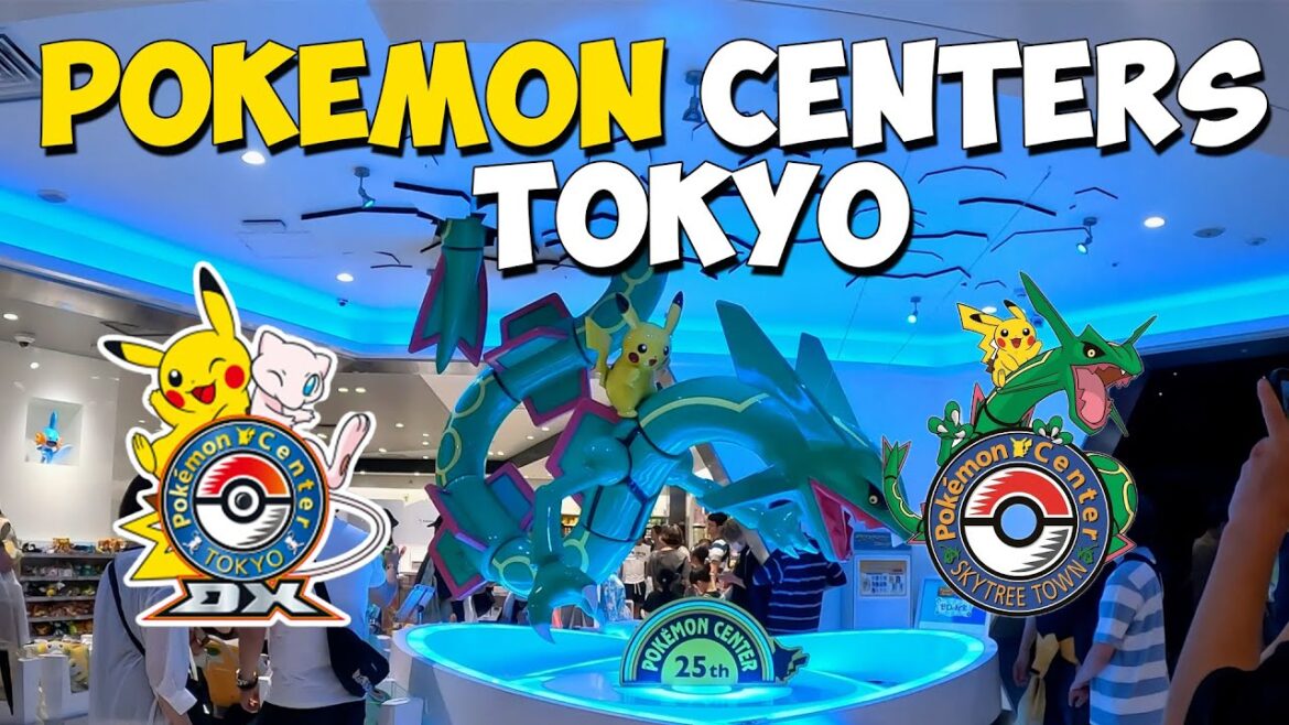 Pokémon Center Tokyo DX and Skytree Walk Around 4k