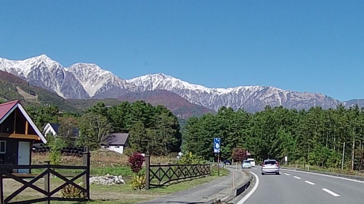Driving Lake Kizaki to Hakuba Village | 木崎湖から白馬三段紅葉【ドライブ動画】