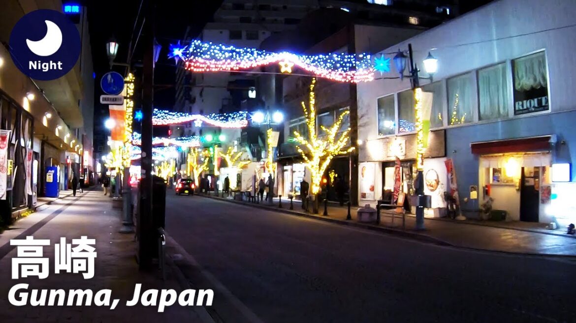 ⁴ᴷ Gunma: Takasaki (高崎) - Japan Walking Tour (December 29, 2020)