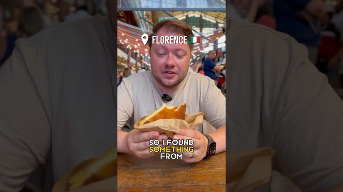 Delicious Carozza sandwich at Mercato Centrale in Florence, Italy  🇮🇹 Delicious Carozza sandwich at Mercato Centrale in Florence, Italy  🇮🇹