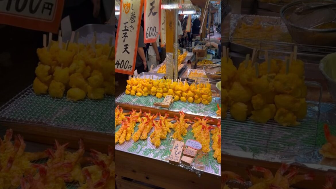 Japanese Deep Fried Shrimp / Ebi Fry #streetfood #market #japan