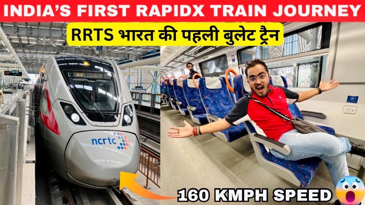 Most Exclusive India’s First RapidX Train Journey | Delhi Meerut RRTS Train * RapidX बुलेट ट्रेन*😱