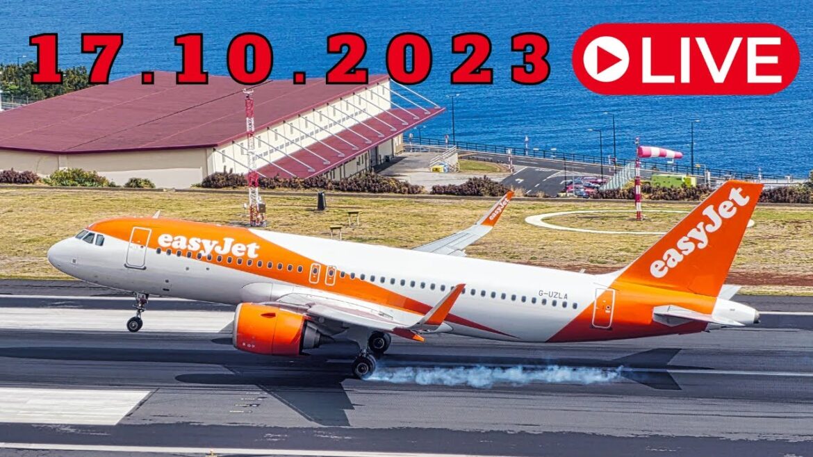 LIVE From Madeira Island Airport 17.10.2023