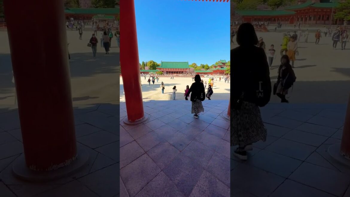 Heian-jingu is one of the most important and visually impressive Shinto shrines in Kyoto.