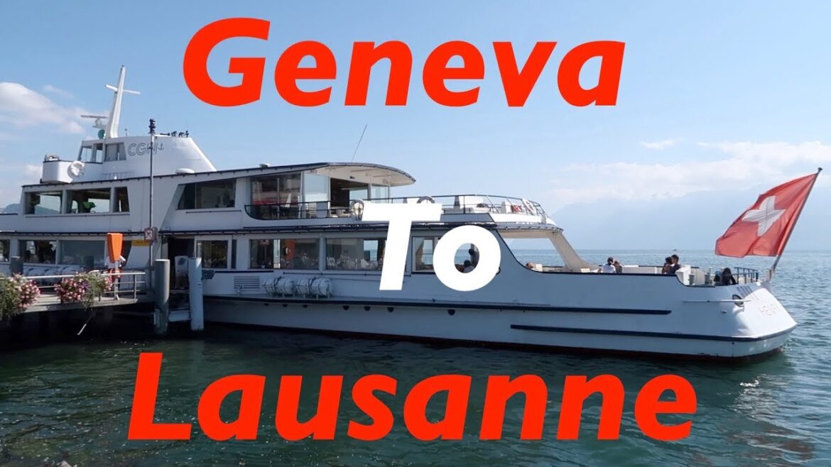 Geneva to Lausanne ferry trip on MS Henry Dunant