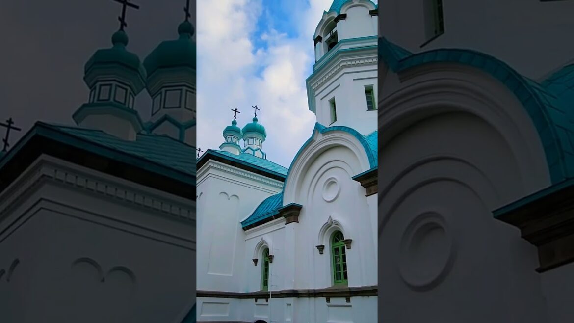 Orthodox church in Hakodate. Православный храм в Хакодатэ