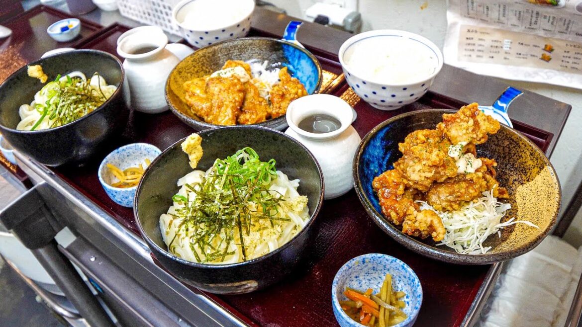 常連が殺到する爆売れうどん屋の常識をぶっ壊す腹パン定食がヤバ過ぎた丨Tempura and Udon Restaurant : Japanese style