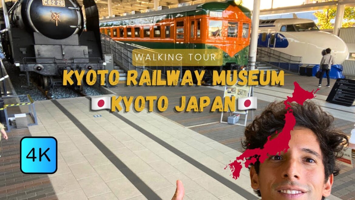 🇯🇵🚄Kyoto Japan Train Railway Museum - walking Tour Kyoto Japan- Dji Osmo pocket | Japan travel 🇯🇵
