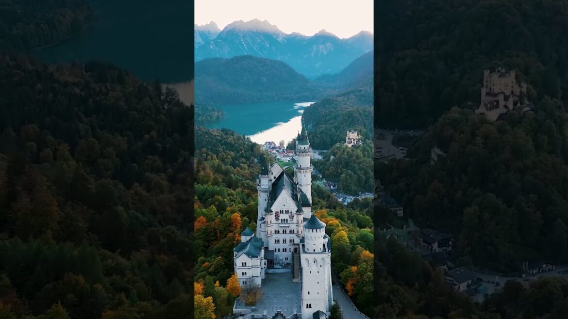 The most beautiful castle in it‘s autumn dress 🏰 🍁 #castle #germany #shorts #travel #vacation