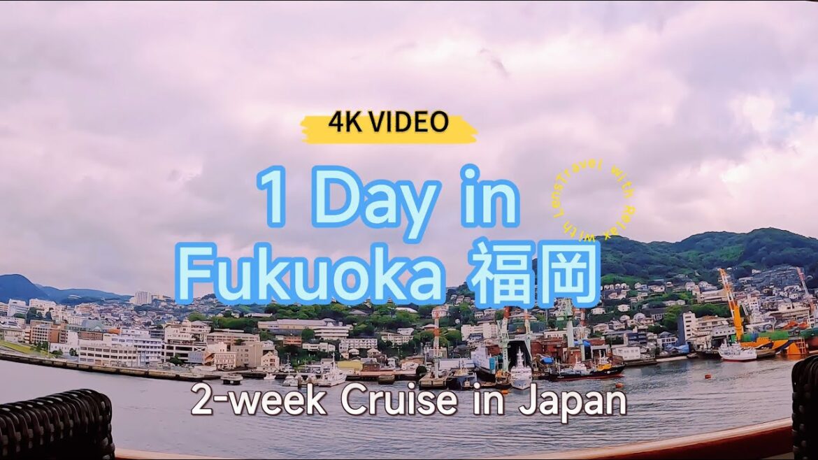 [4K Cruise Vlog] Discovering Fukuoka's Magic: One Day Trip Travel Vlog from Dazaifu to Downtown