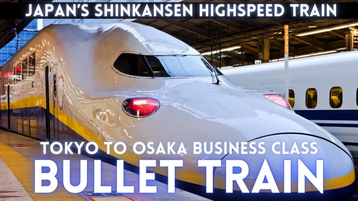 Shinkansen Bullet Train from Tokyo to Osaka 2023