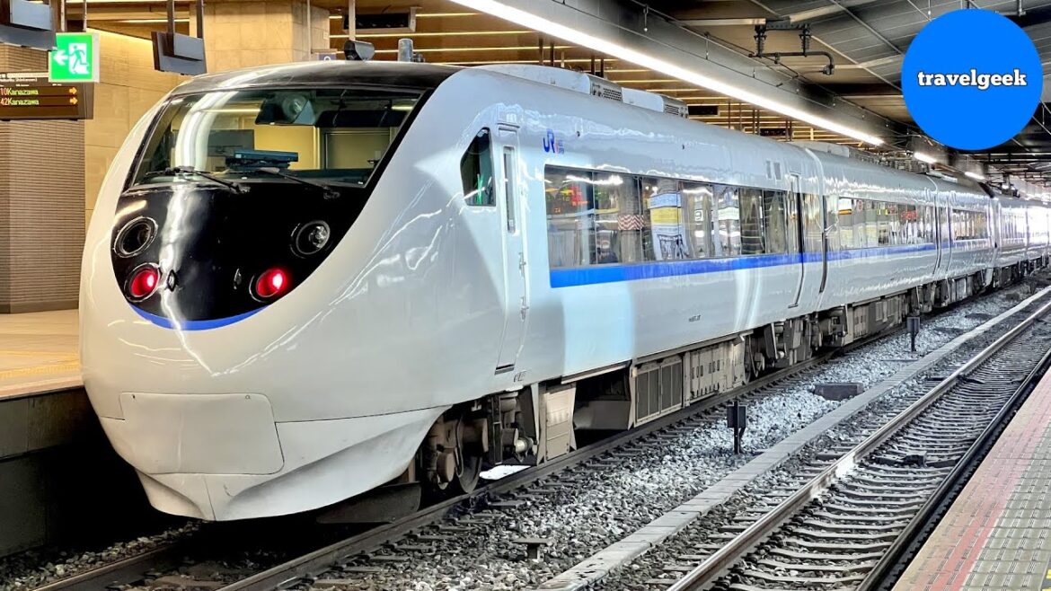 Riding Japan's Fastest Express Train Thunderbird First Class | Osaka - Kanazawa