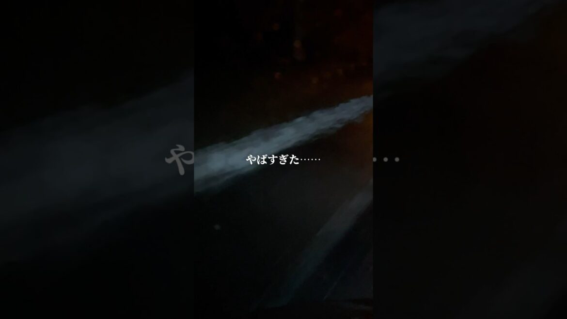 北海道を走っていたら「やばすぎた……」白い物体は雪でした #shorts