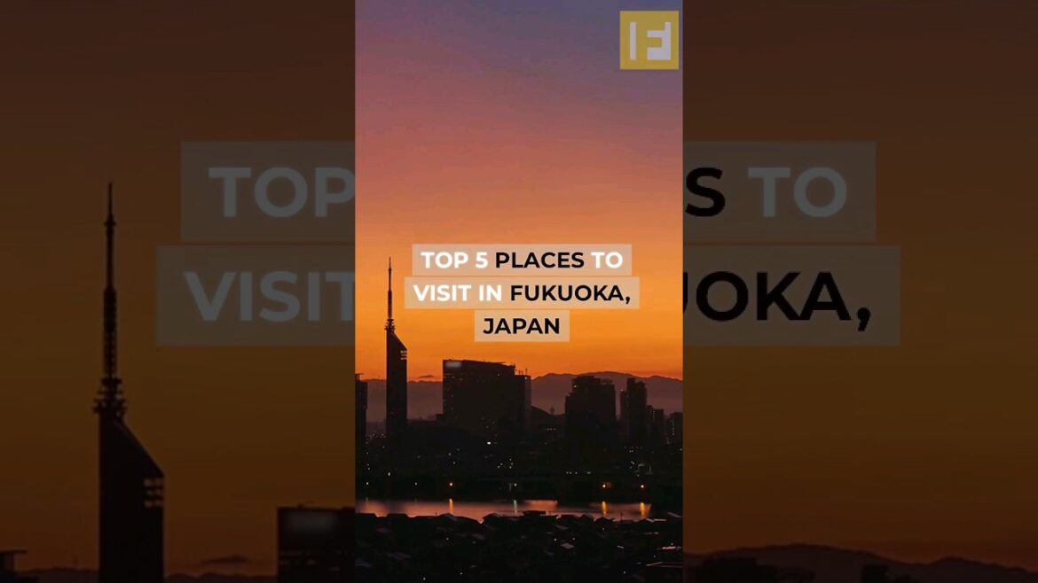 Top 5 BEST Places to Visit in Fukuoka, Japan #shorts