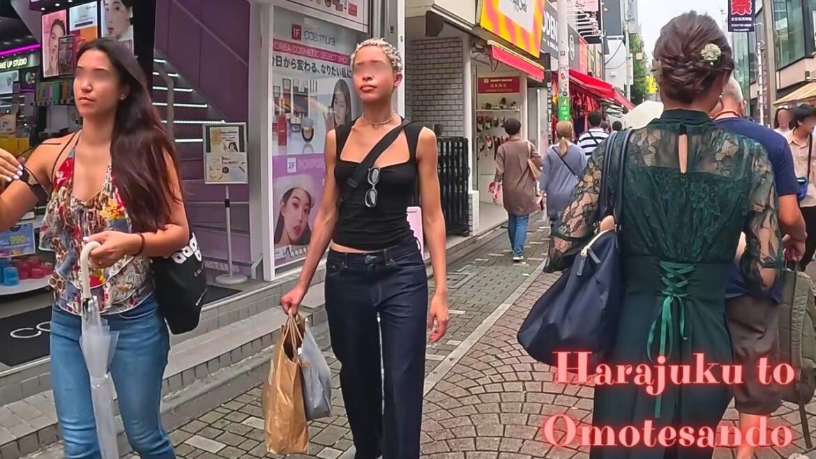 Harajuku to Omotesando Tokyo, in Japan walking tour.【4K】10.2023-19